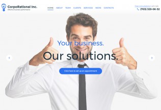 CorpoRational – Premium Responsive Business Consulting WordPress Theme