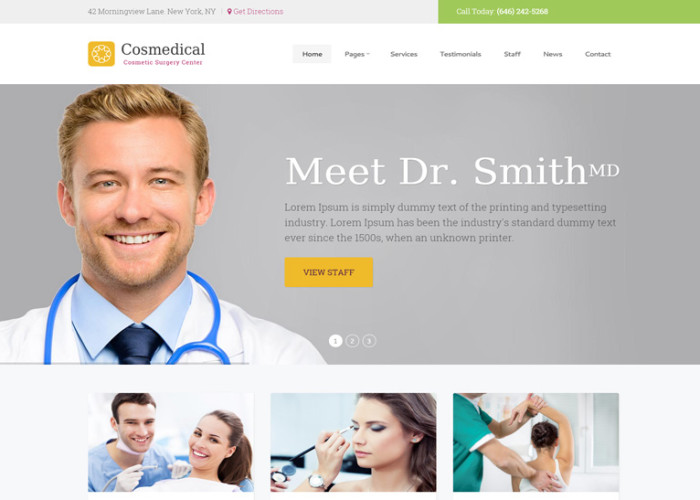 Cosmedical – Premium Responsive Health & Medical WordPress Theme