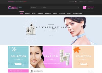 Best Responsive Cosmetics Store Prestashop Themes in 2014