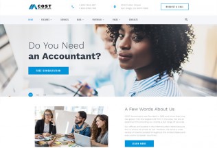 Cost – Premium Responisive Accountant HTML5 Template