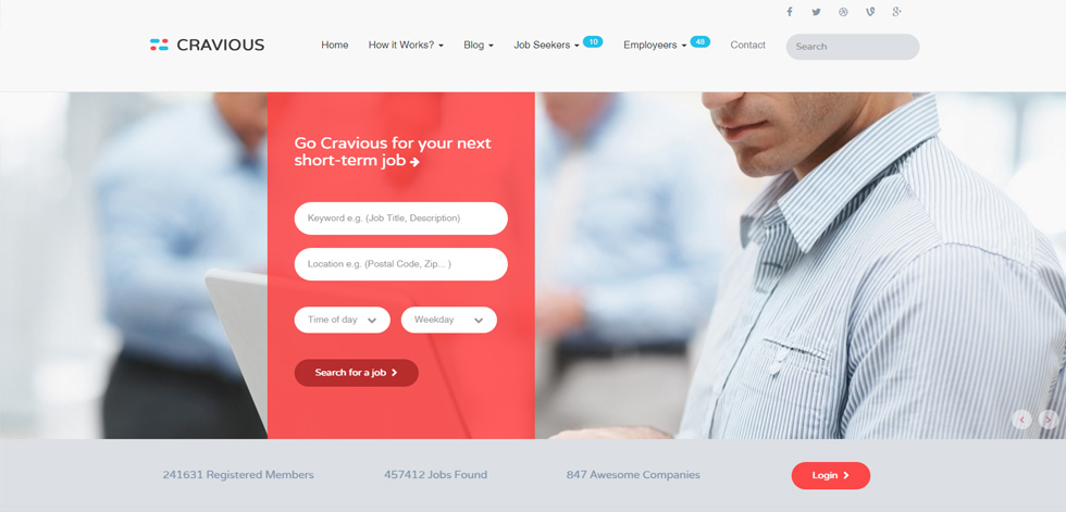 Home page