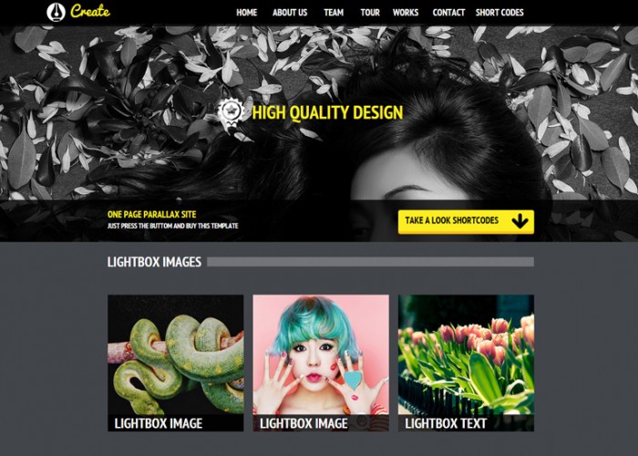 Create – Premium Muse Template