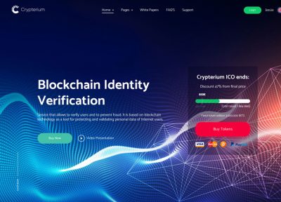 Crypterium – Premium Responsive Cryptocurrency NFT WordPress Theme