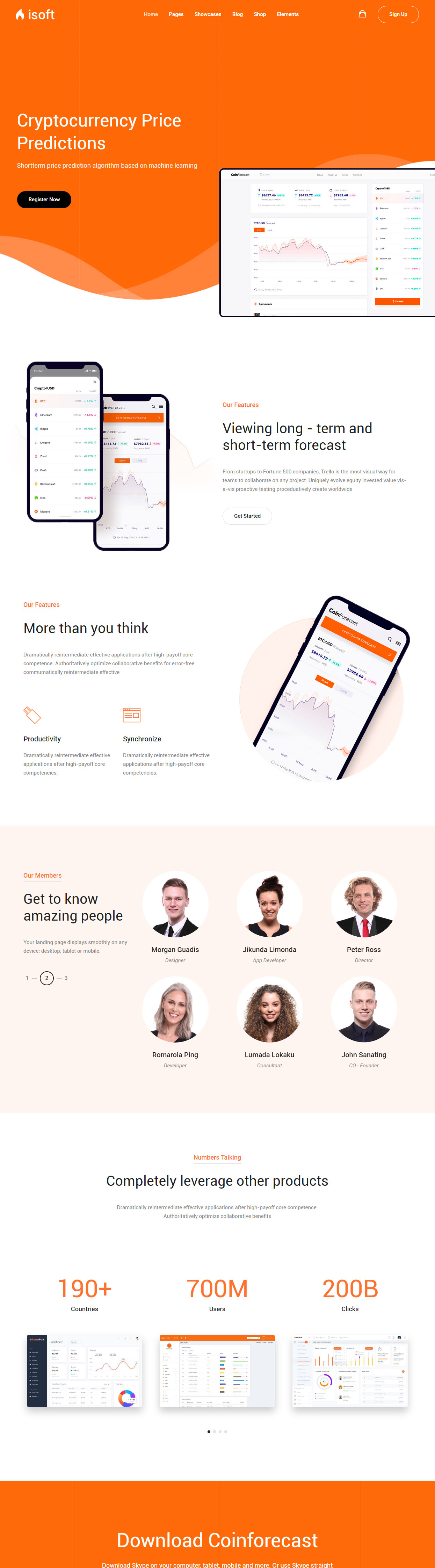 Isoft Cryptocurrency Exchange WordPress Themes