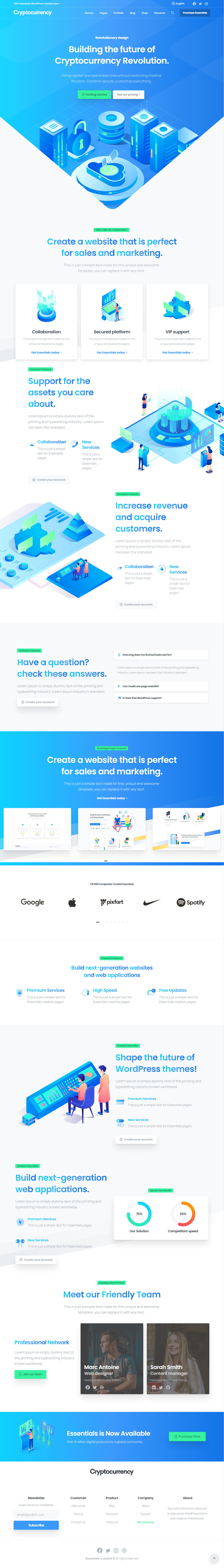 Essentials Cryptocurrency Exchange WordPress Themes