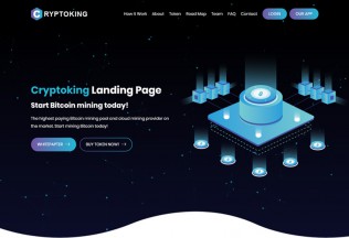 Cryptoking – Premium Responsive Bitcoin & ICO HTML5 Template