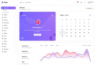 Cuba – Premium Responsive Admin Dashboard HTML5 Template