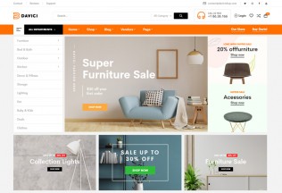 Davici – Premium Responsive Furniture WooCommerce WordPress Theme