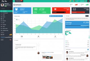 DefOne – Premium Responsive Bootstrap 3 Admin Dashboard Template