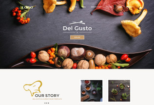 Del Gusto – Premium Restaurant, Bar and Cafe Muse Template