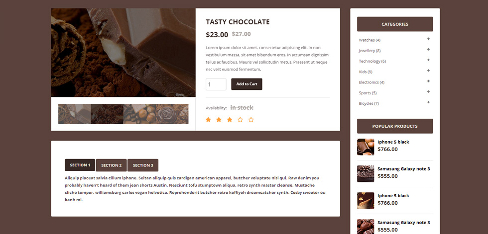 Product Page