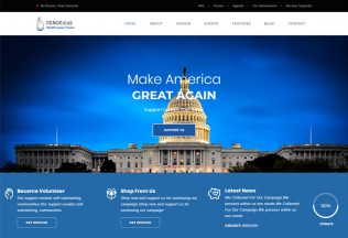 Denorious – Premium Responsive Nonprofit and Political WordPress Theme