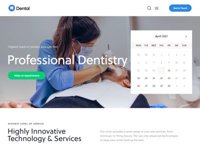35+ Best WordPress Dental Themes 2021
