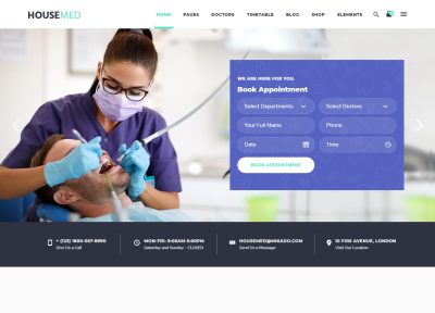 Latest WordPress Dental Themes 2018