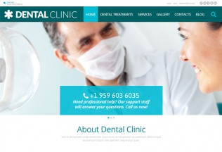Dental Clinic – Premium Responsive WordPress Theme