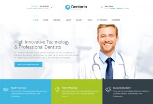 Dentario – Premium Reponsive Dentist & Medical HTML5 Template