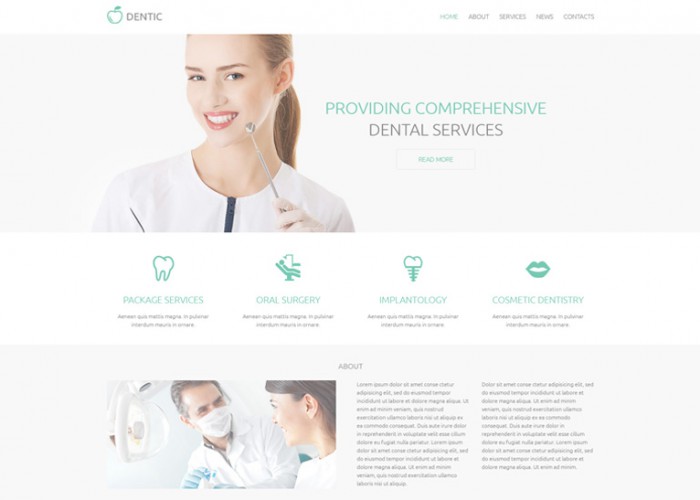 Dentic – Premium Responsive Drupal Template