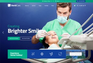 DentiCare – Premium Responsive Dental Clinic WordPress Theme