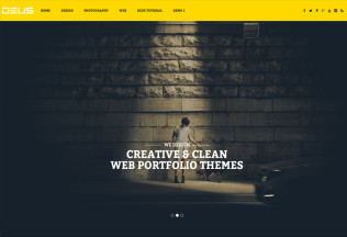Deus – Premium Responsive Multipurpose Portfolio WordPress Theme