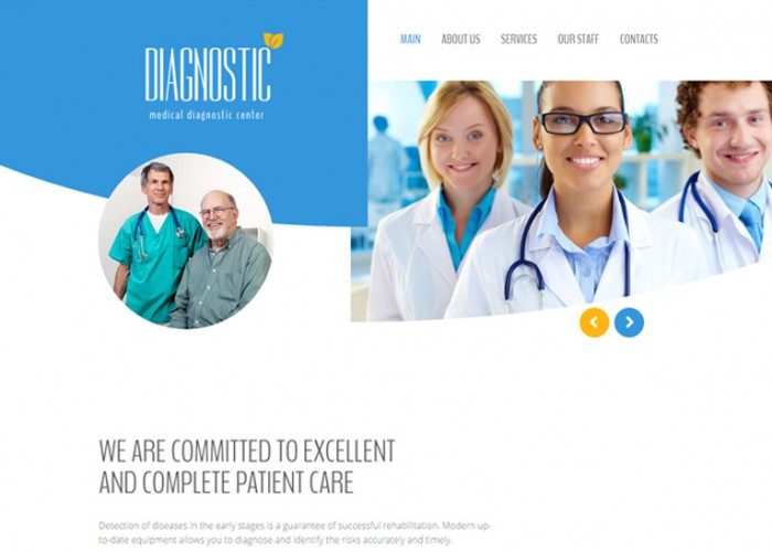 Diagnostic – Premium Resposnive Medical HTML5 Template