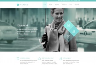 Diamond – Premium Responsive HTML5 Template