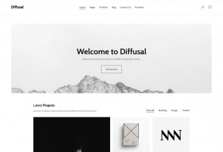 Diffusal – Premium Responsive Creative Portfolio HTML5 Template