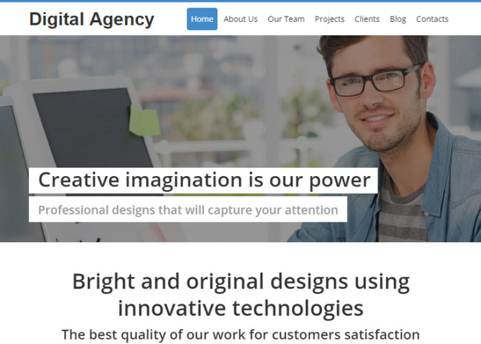 Digital Agency – Premium Responsive Parallax Drupal Theme