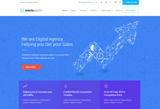 Digital Agency – Premium Responsive SEO / Marketing WordPress Theme