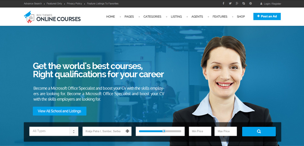 Home page