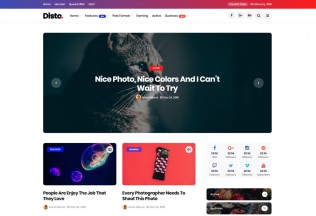 Disto – Premium Responsive Blog Magazine WordPress Theme