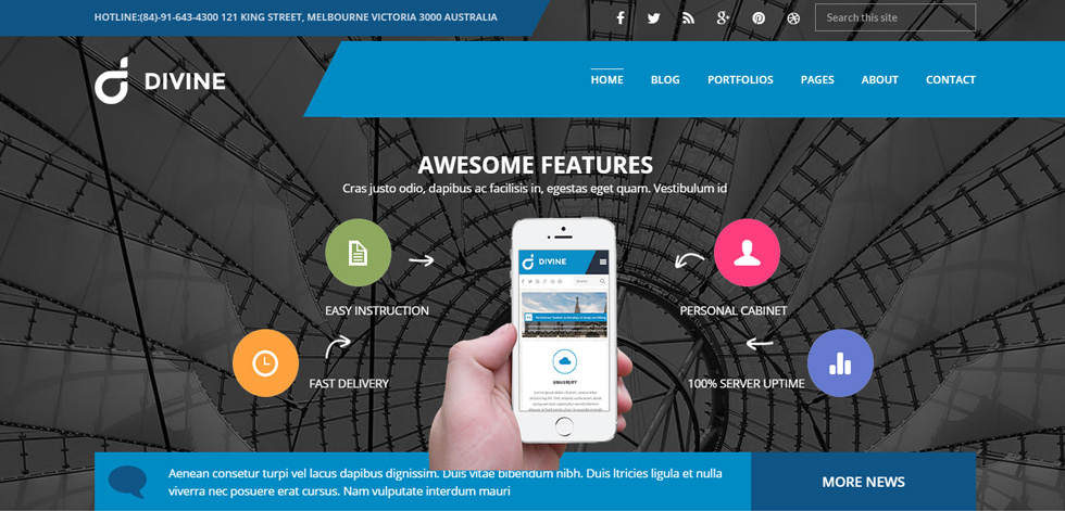 Home page