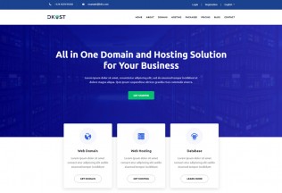 DKHOST – Premium Responsive Domain and Hosting HTML5 Template