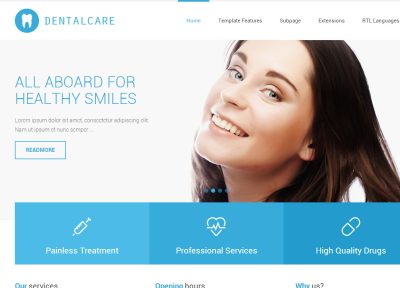 Best Responsive Dentist Joomla Templates in 2014