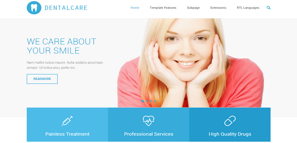 Welcome page