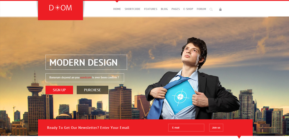 Welcome page