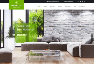 DREAM LAND – Premium Responsive Real Estate WordPress Theme