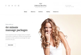 Dream Spa – Premium Responsive Beauty Salon HTML5 Template