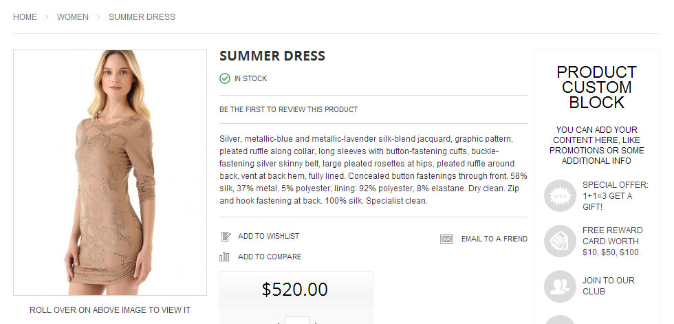 Product Page
