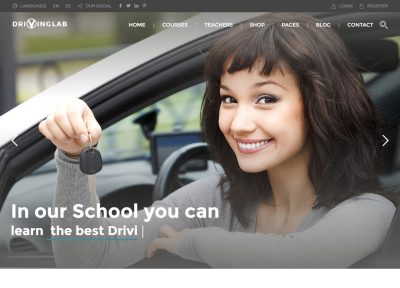 Best WordPress Driving School Template 2016
