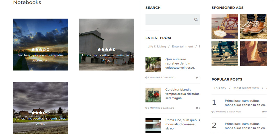 Reviews Page