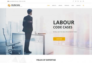 Duncan – Premium Responsive Lawyer Company WordPress Theme