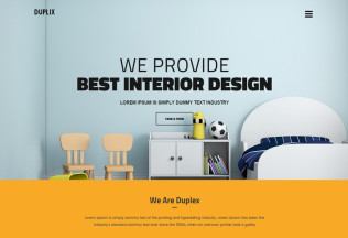 Duplex – Premium Responsive Interior Design HTML5 Template