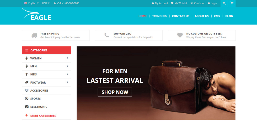 Home page