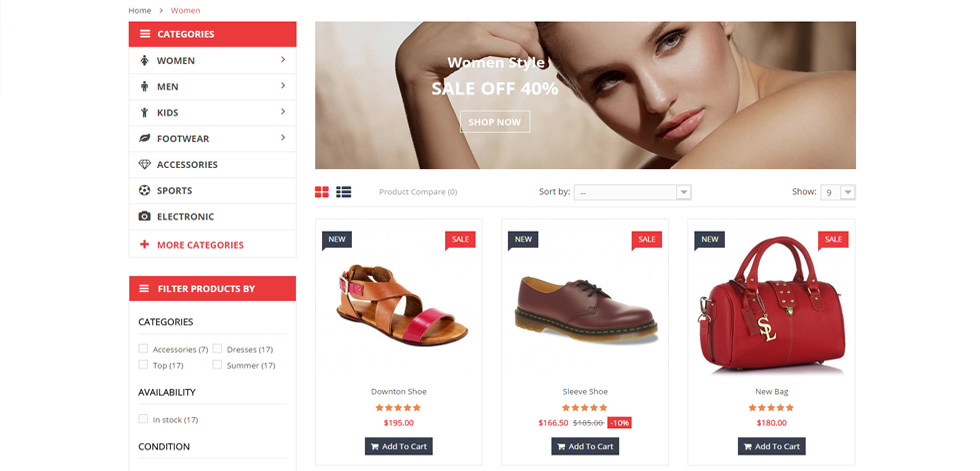 Category page