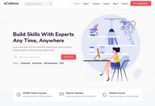 eCademy – Premium Responsive Education & LMS WordPress Theme