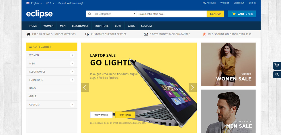 Home page