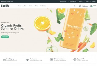Ecolife – Premium Responsive eCommerce HTML5 Template