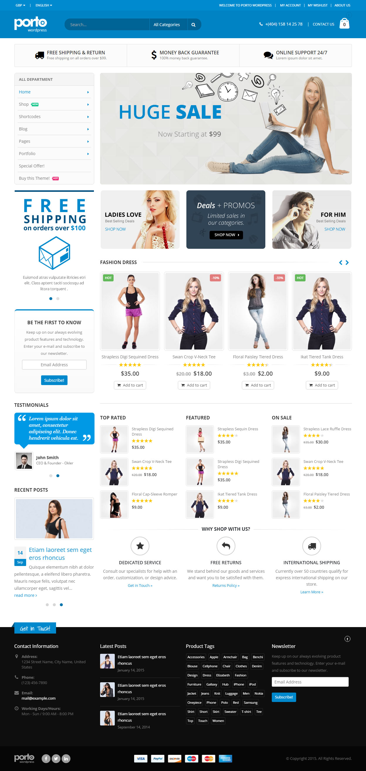 Porto WooCommerce Themes