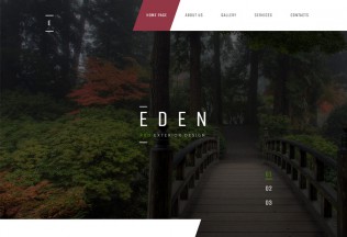 Eden – Premium Responsive Garden Design HTML5 Template