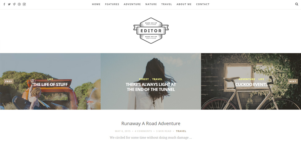 Home page